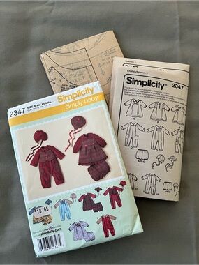 Simplicity “Simply Baby” Pattern 2347 - Uncut